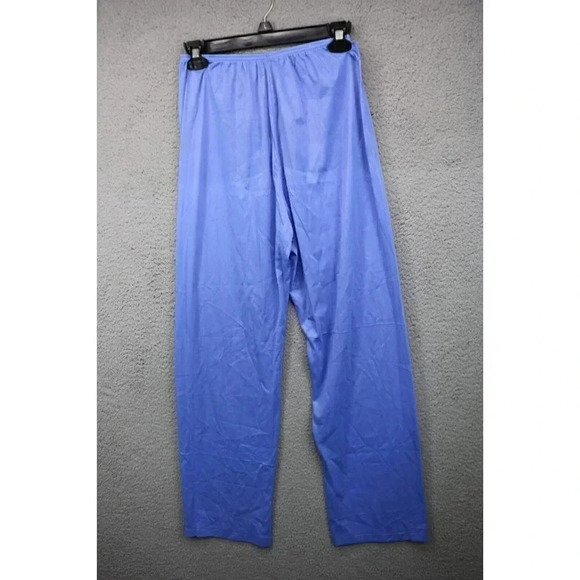 Vanity Fair Vintage Women's Blue Nylon Pajama Set-Size Small - Picture 7 of 9